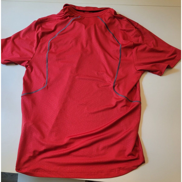 Washington Nationals Under Armour Heat Gear Polo Shirt X-Large Loose Mens Red - Picture 4 of 4